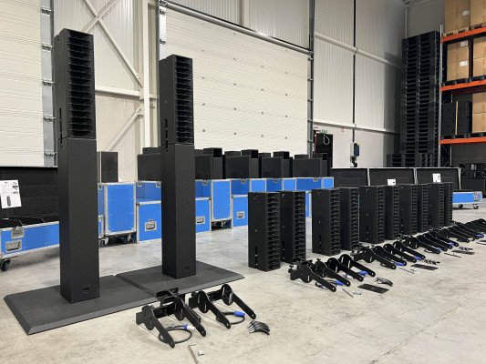 Seeburg Acoustic Line 2x Powered GL16 dp 1000 + 2x stands