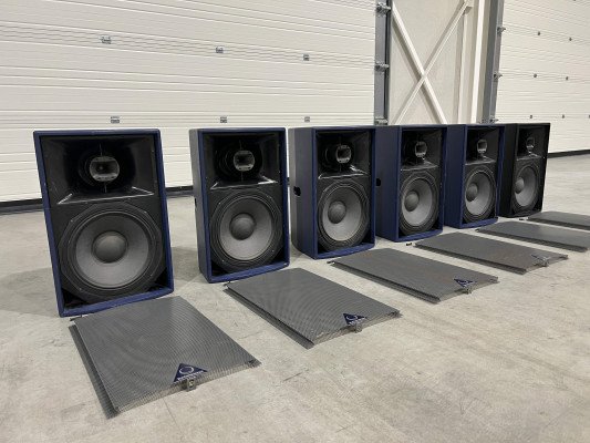 Turbosound 6x TCS-612 12"/6,5"/VHF Tweeter