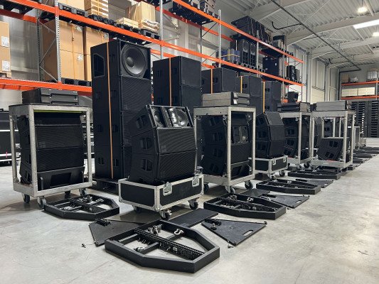 d&b audiotechnik 27x 12x Y8/Y12 12x Y-SUB 3x D80 rigging