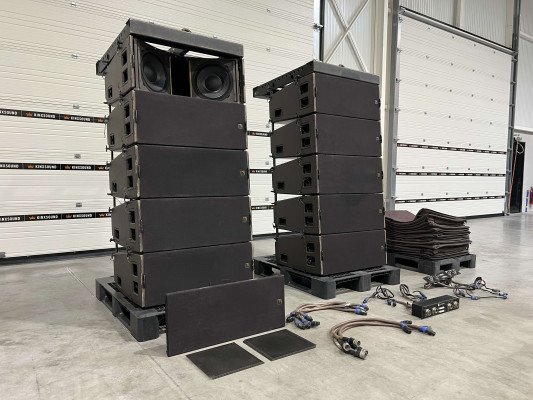L-Acoustics 10x KUDO line array 140dB + 2x K-BUMP